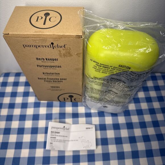 Pampered Chef 100184 Herb Keeper/New In Opened Box - Picture 6 of 11